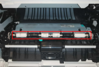 Vérifiez les galets d'entraînement