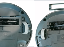 Testez le moteur d'aspiration de l'aspirateur robot