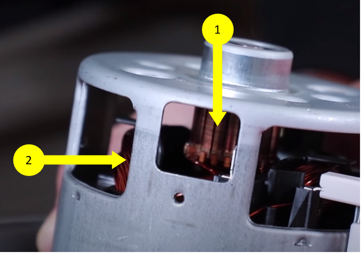 Vérifiez l'état du moteur