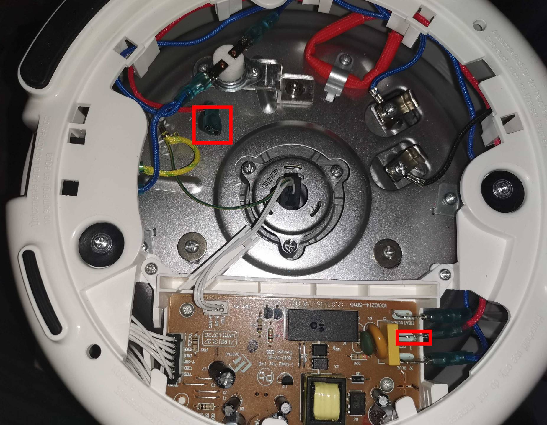 Testez le fusible thermique