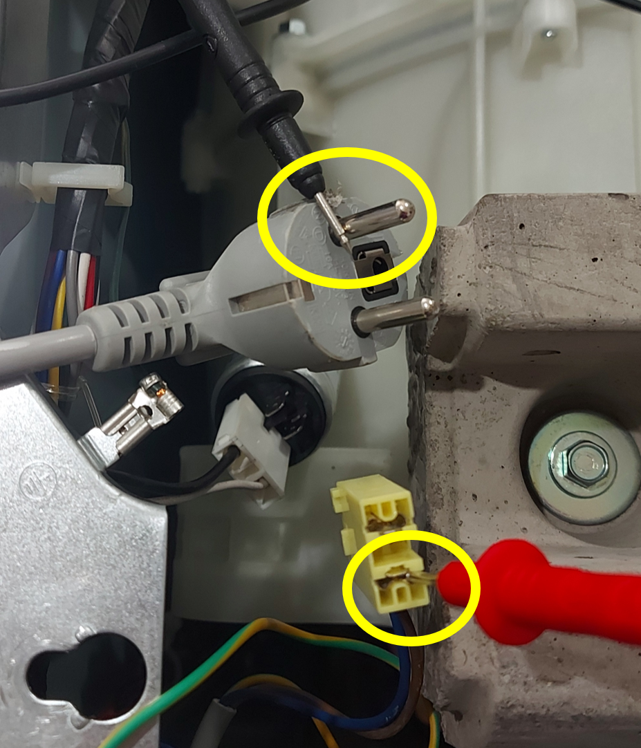 Testez le cordon d'alimentation