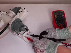 Testez la pompe de vidange