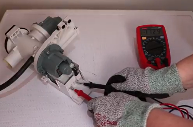 Testez la pompe de vidange