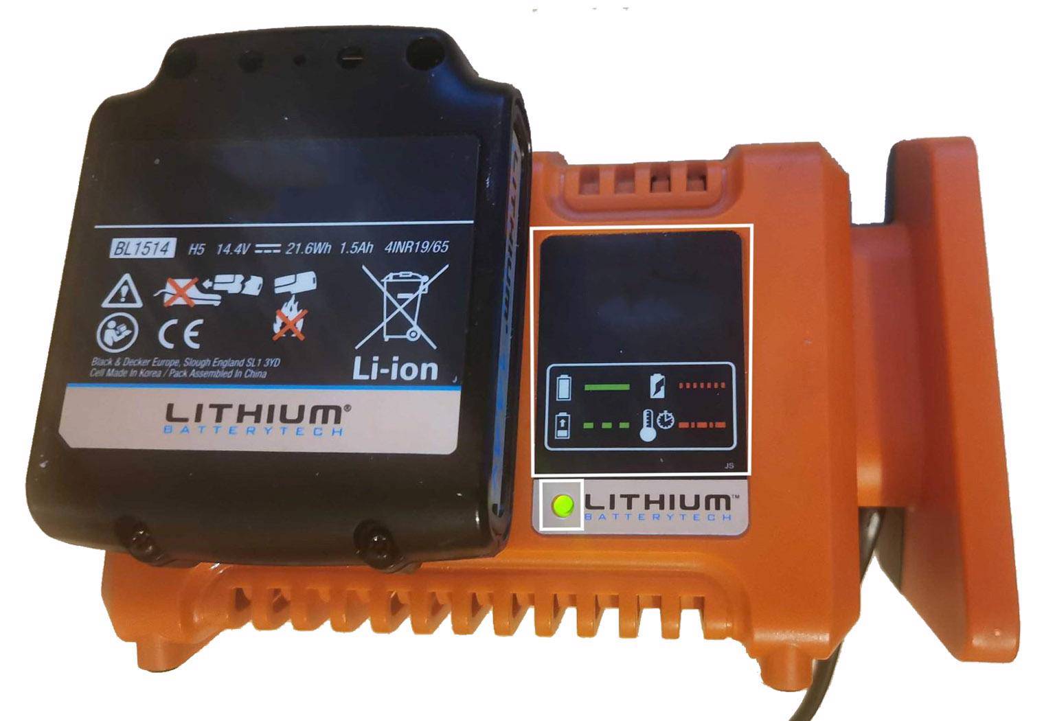 Vérifiez l'état de la batterie 