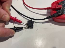 Testez l'interrupteur de votre friteuse