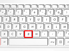 Testez le pavé tactile et le menu