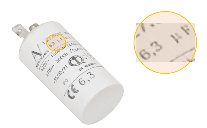 Testez le condensateur