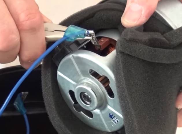 Vérifiez le moteur de l'aspirateur