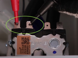 Testez l'alimentation de l'électrovanne