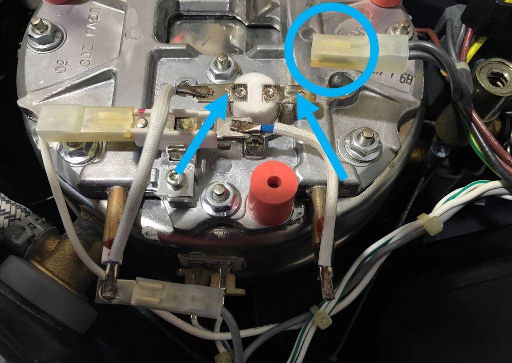 Contrôlez le thermostat de sécurité de la centrale vapeur