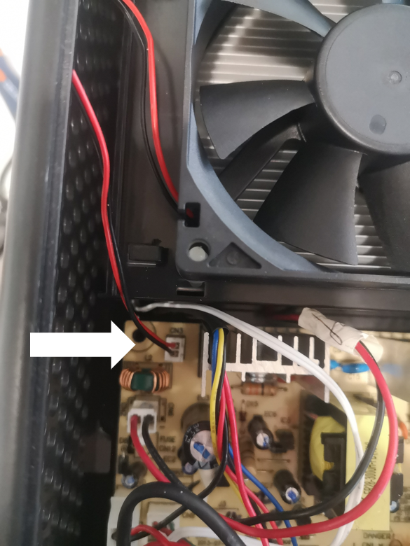 Vérifiez le ventilateur