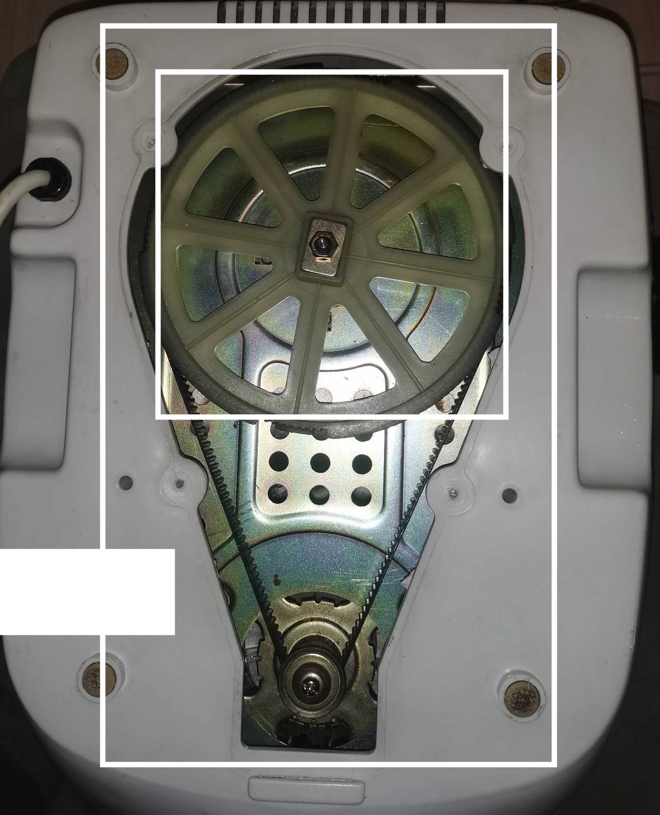 Vérifiez l'état de la courroie