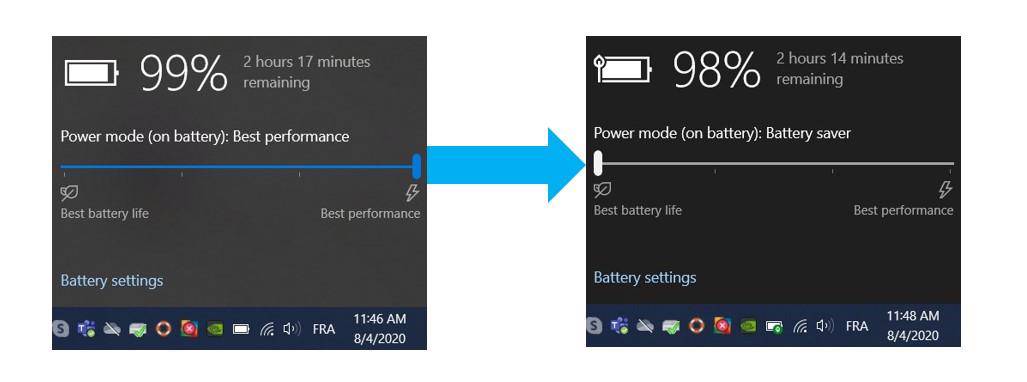 Economisez de la batterie