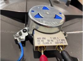 Testez le moteur de pale de la friteuse