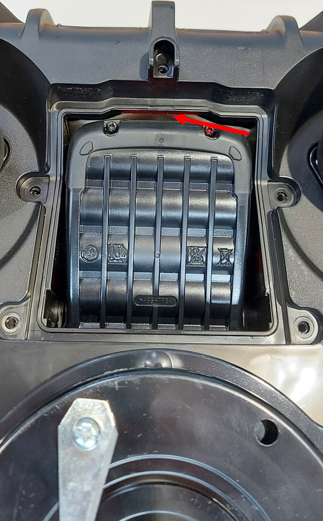 Testez la batterie du robot tondeuse