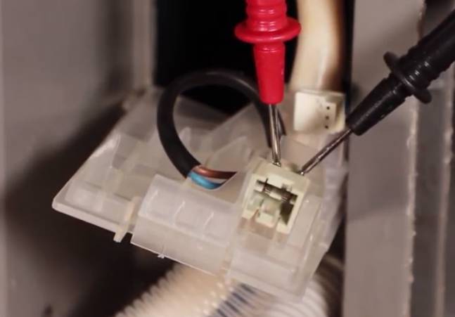 Testez l'électrovanne aquastop