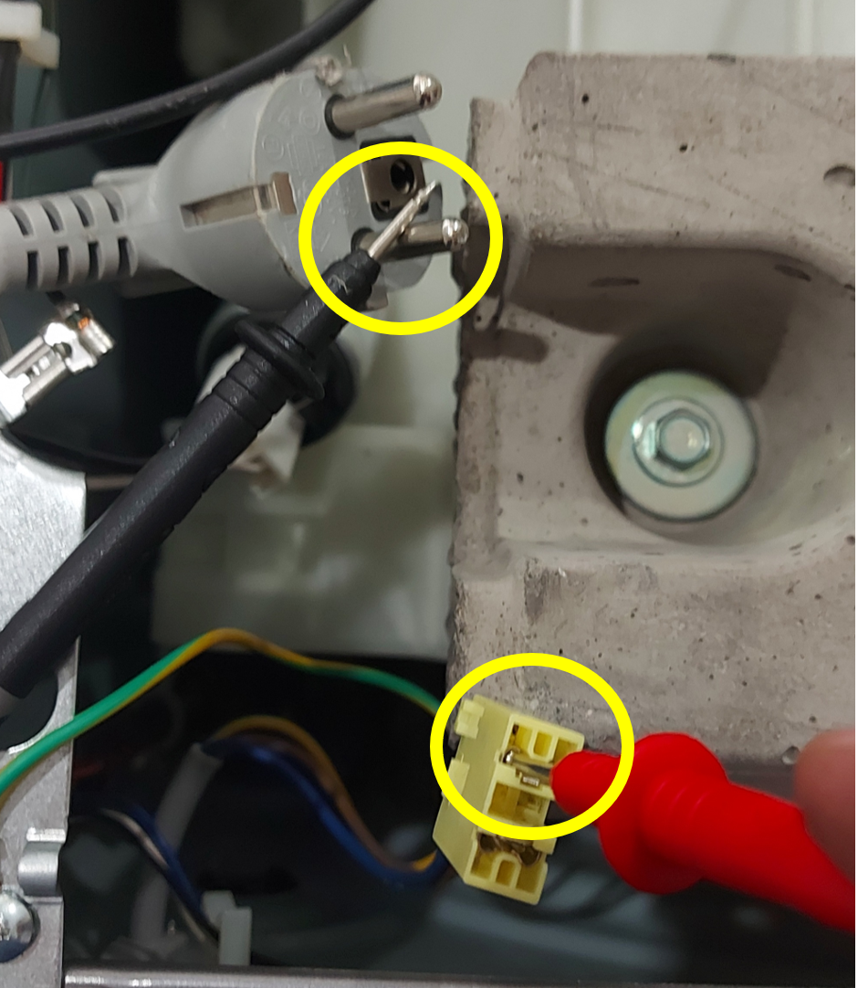 Testez le cordon d'alimentation