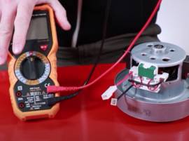 Testez le moteur électriquement