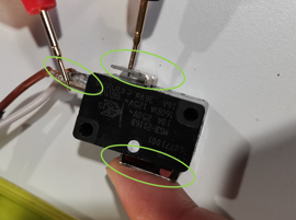 Contrôlez l'interrupteur