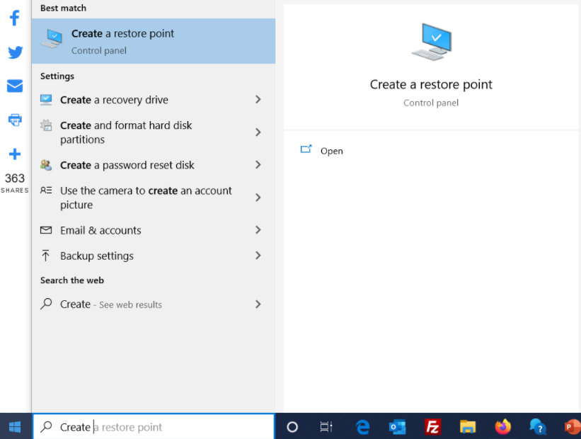 Restaurez une version antérieure de Windows
