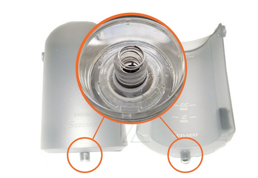 Vérifiez le réservoir de la cafetière et son clapet 