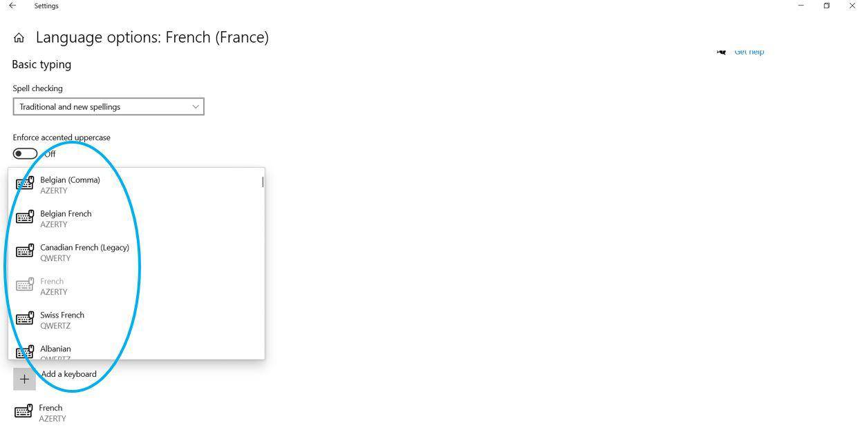 Changez la langue de votre clavier