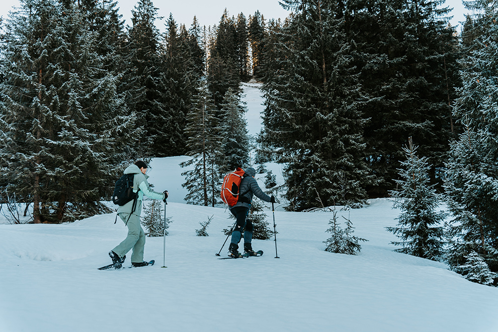 Sneeuwschoenwandelen in Oostenrijk