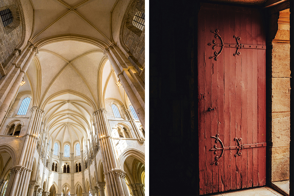 De Basilique Sainte-Marie-Madeleine in Vézelay.