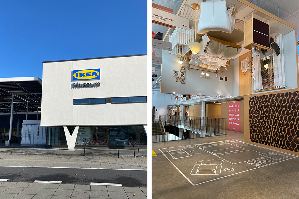 Het IKEA-museum in Zweden
