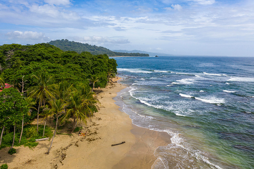 Tropisch strand Puerto Viejo in Costa Rica