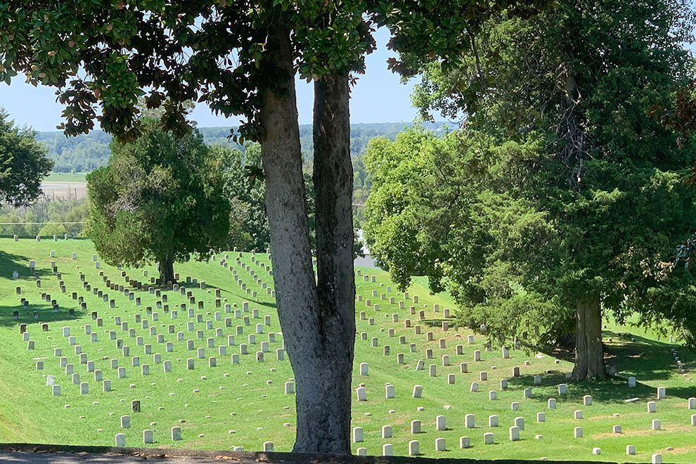 Militaire begraafplaats in Vicksburg