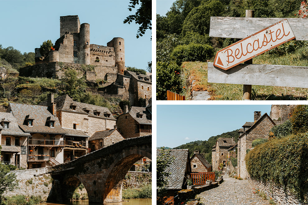 Frans historisch dorpje Belcastel in Aveyron