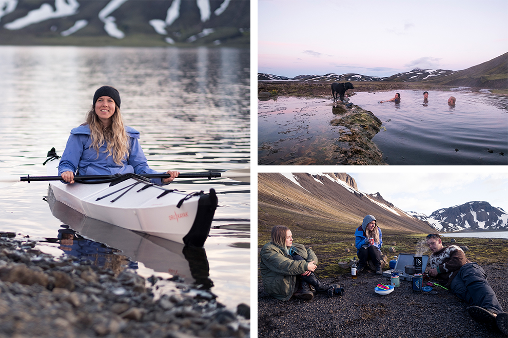 Kanoën en koken in de IJslandse hooglanden