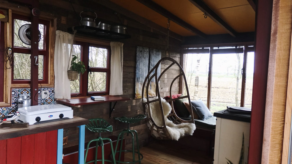 Interieur Tiny House in Drenthe