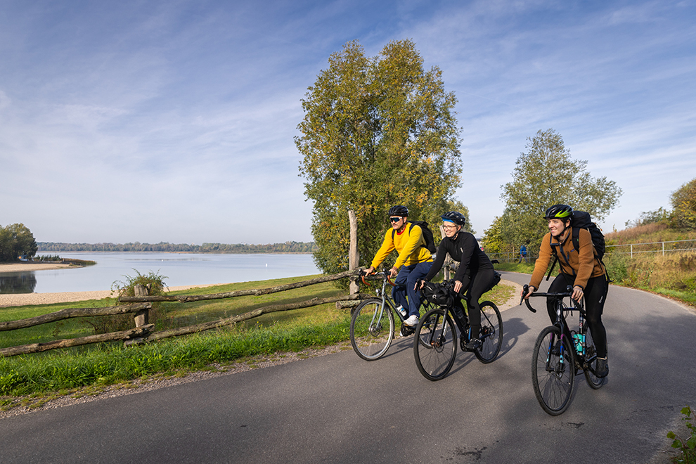 Trap over de Neuseenland-fietsroute