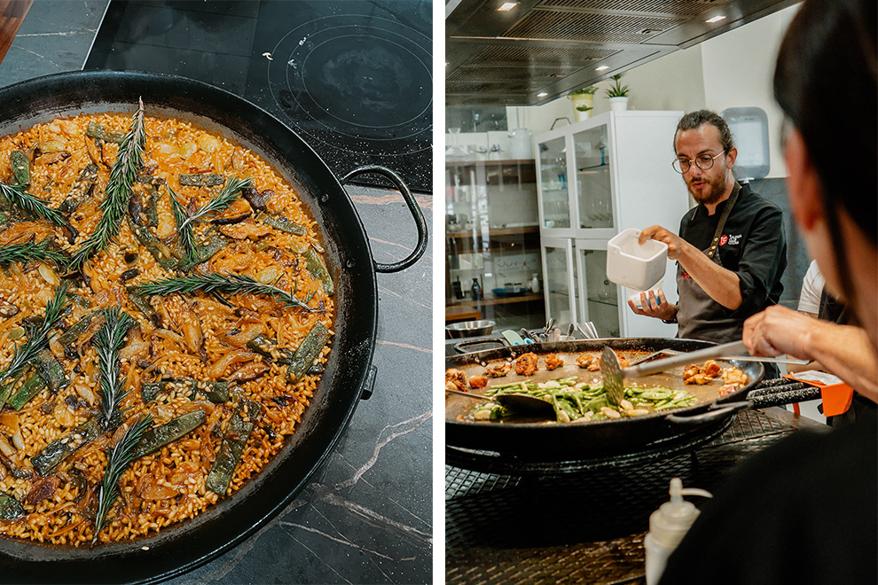 Paella workshop in Valencia