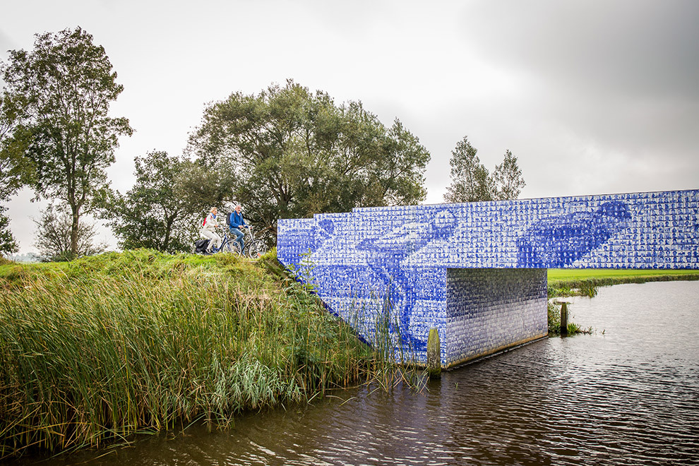 Fietsen langs de Elfstedentocht