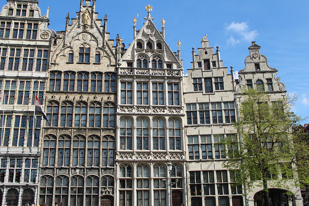Historische panden aan de Grote Markt in Antwerpen