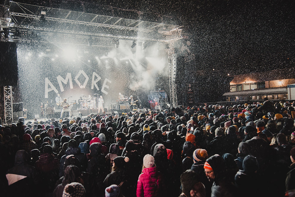 Het pop stage van BERGFESTival in Saalbach