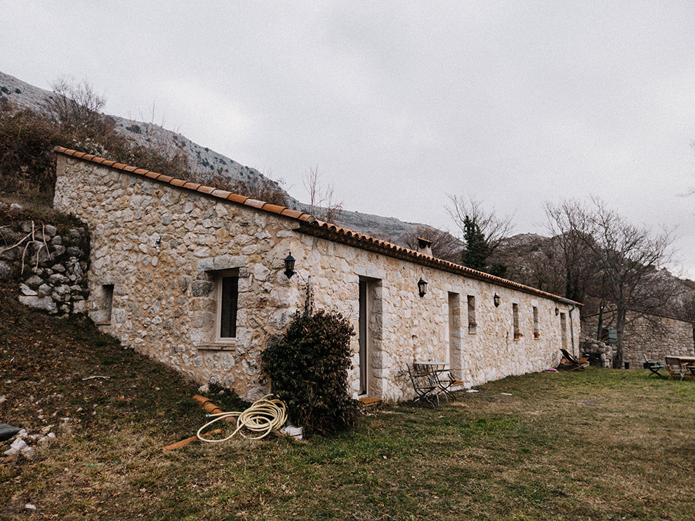 Een verbouwde schaapschuur in Frankrijk