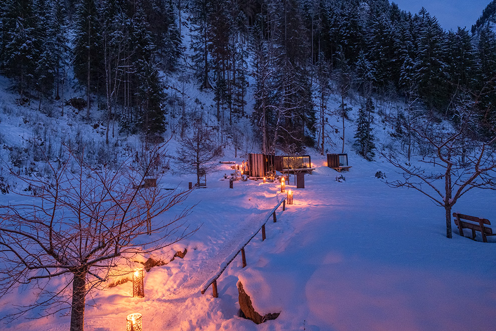 De sprookjesachtige spa van Bad Ratzes Hotel in Zuid-Tirol