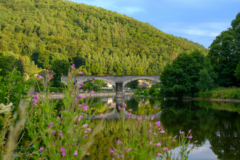 Uitzicht op de Semois-rivier.