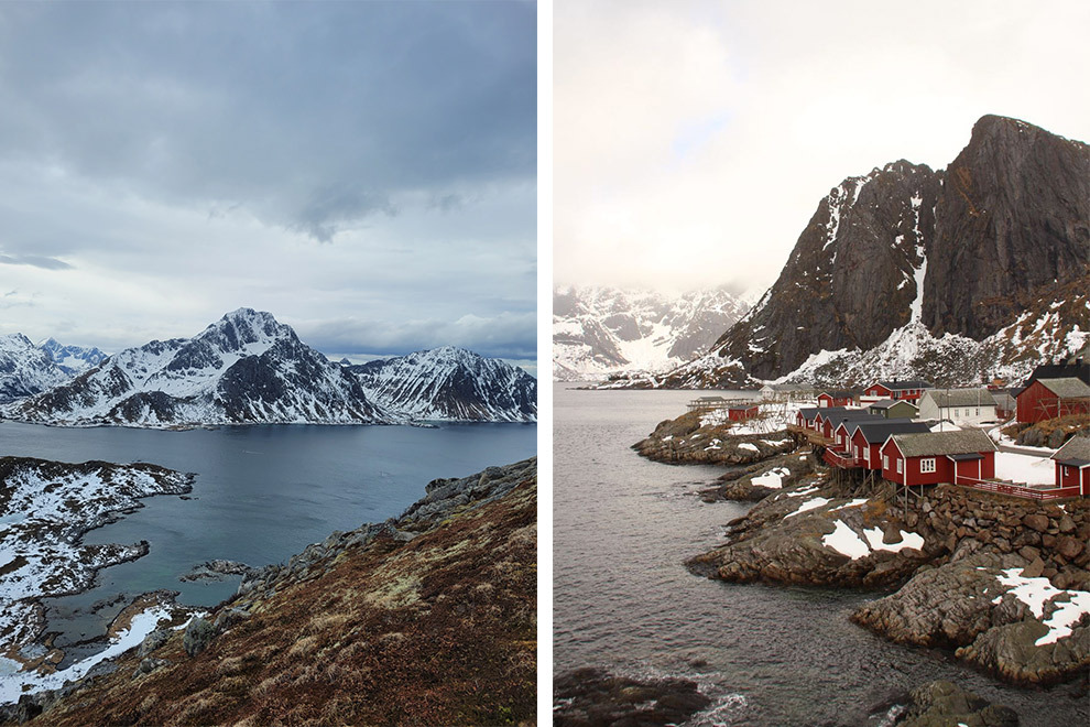 De Lofoten in Noorwegen