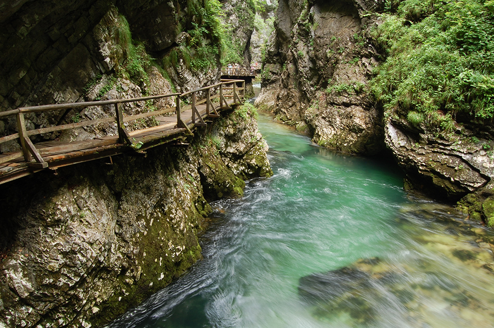 De Radovna rivier in Slovenië