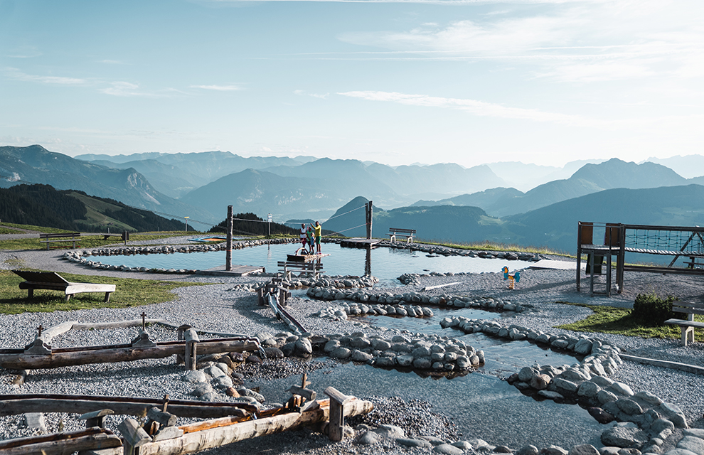 Kinderspeelparadijs vol waterplezier in het Oostenrijkse Zillertal
