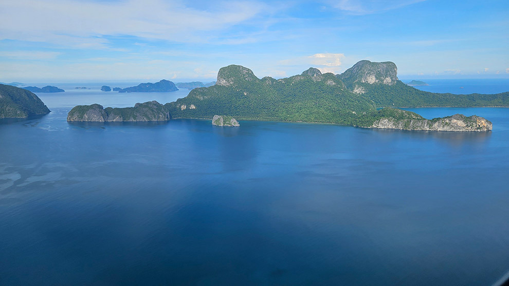 Uitzicht op paradijselijk eiland Palawan in de Filipijnen