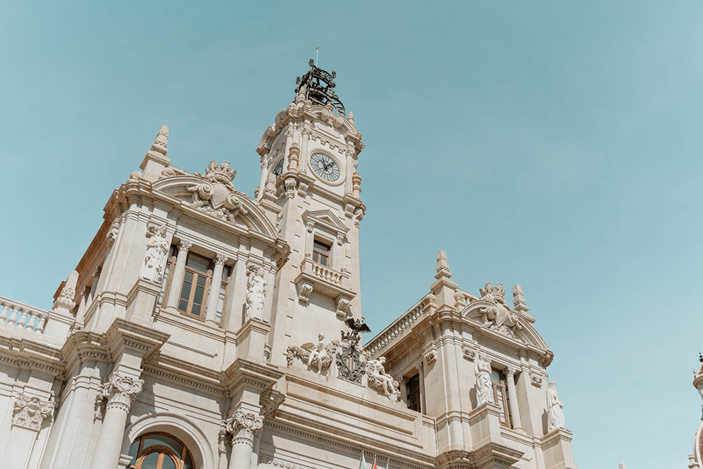 Historische gebouwen in het Spaanse Valencia