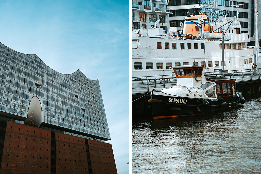Bewonder de Elbphilharmonie aan de haven van Hamburg