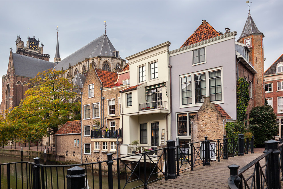 Eeuwenoude monumentale panden in Dordrecht