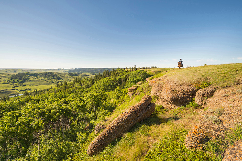 Conglomerate Cliffs in Saskatchewan